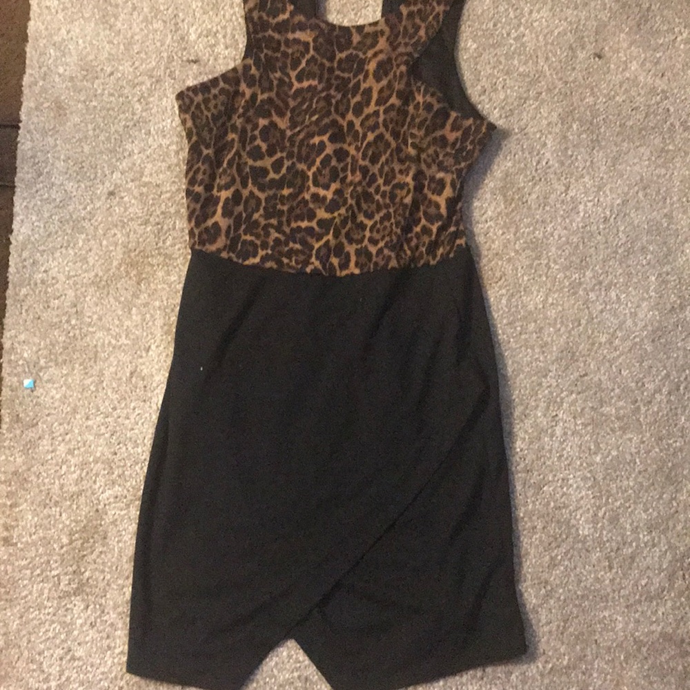 Cheetah Print pencil dress